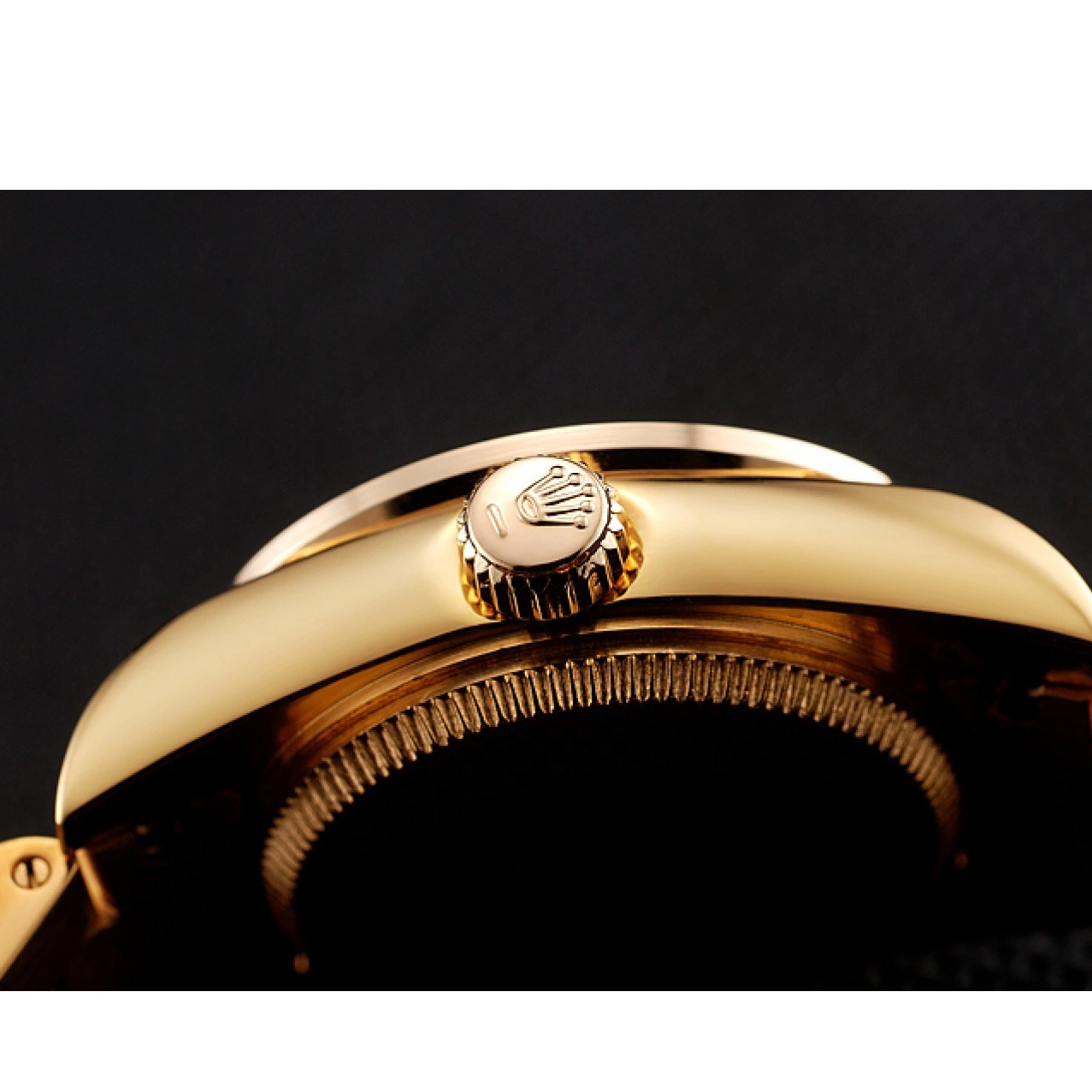 Aaa replica Rolex DayJust Pave Diamond Dial Gold Diamond 1453953 Gold Bracelet Swiss 0705
